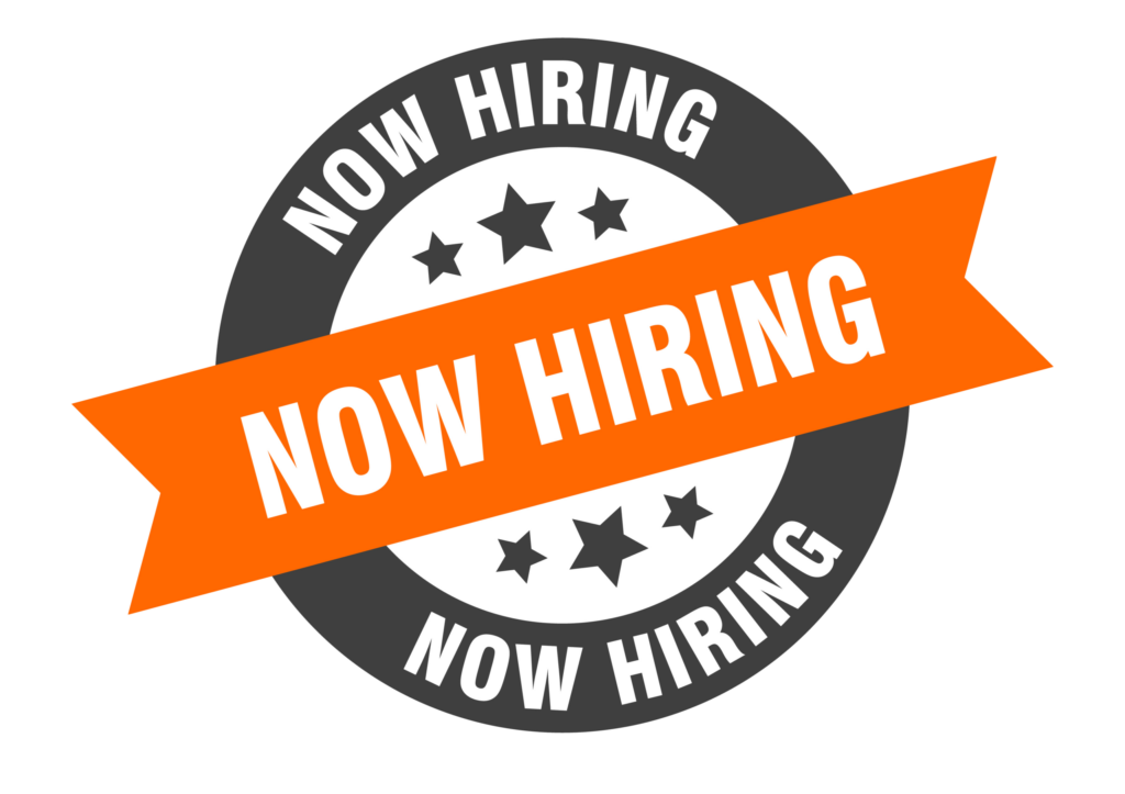Now Hiring Orange